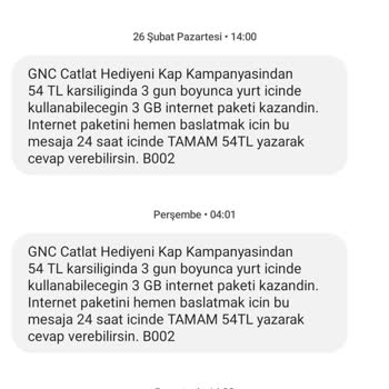 Hediyeni Kap Genç Çatlat Her Hafta Üst Üste Paralı İnternet Veriyor!