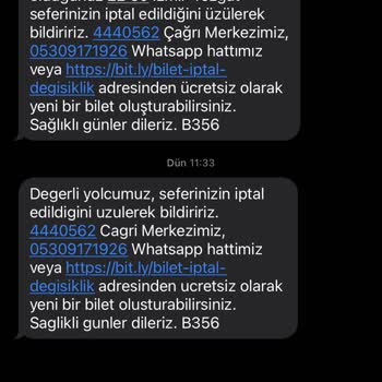 Kamil Koç Sürekli İptal Edilen Seferler