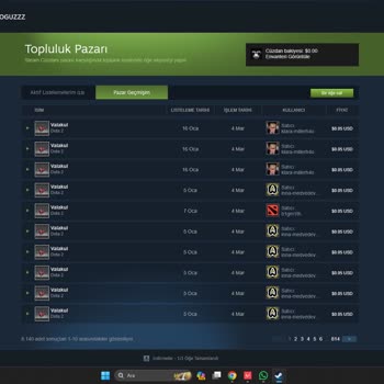 Steam Hesabımdaki Bakiye Çalındı