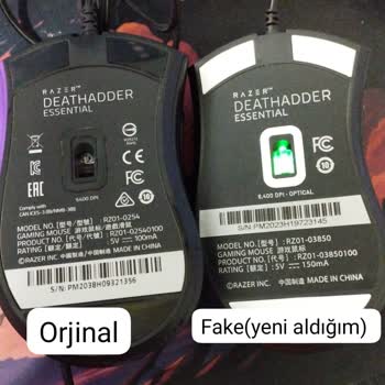 Hepsiburada Sahte Ürün Razer Deathadder Essential