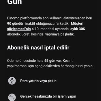 Binomo Kullanmadığım Uygulamaya Abonelik Parası Kesmek Ne Demek!
