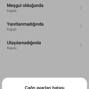 Vodafone Arama Yönlendirme Olmuyor