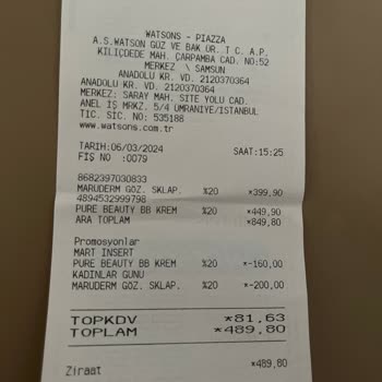 Watsons Çalışanları Hüsranı Resmen