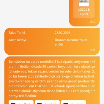 Trendyol Müşteri Hizmetleri Ve Ürün Değişimi