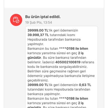 Hepsiburada Ürün İptal Ediyor