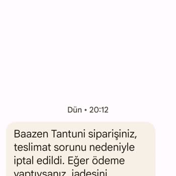 Yemeksepeti Levent'teki Restorandan Sipariş Hüsranı