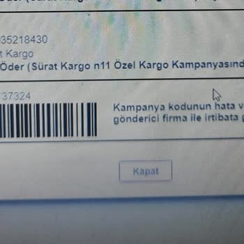 Dalaman/ Muğla Sürat Kargo Şubesinin Telefonları Açmıyor