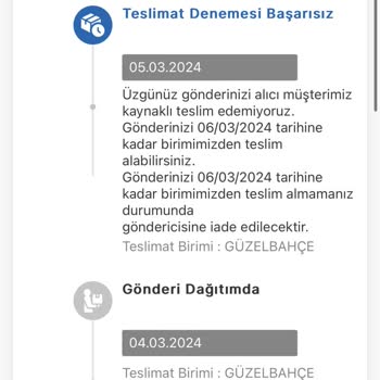 MNG İzmir Güzelbahçe Şikayet