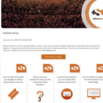 Biletwise Yalan Beyan İle Para İadesi Yapmıyor
