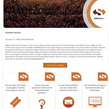Biletwise Yalan Beyan İle Para İadesi Yapmıyor