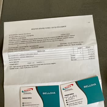 Bellona Nizamlar Küçükyalı Mobilya Şikayet