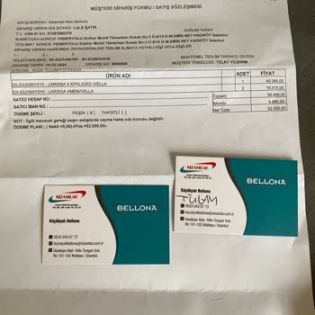 Bellona Nizamlar Küçükyalı Mobilya Şikayet