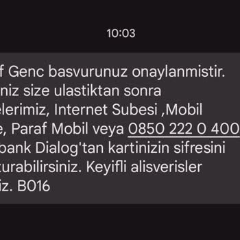 Halkbank Paraf Genç Kart