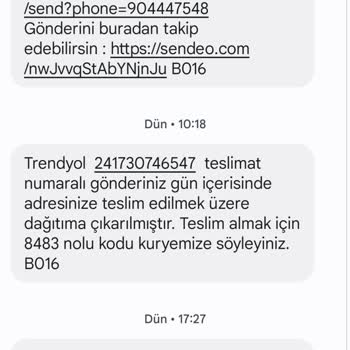 Sendeo Kargomu Getirmedi Evde Olmama Rağmen