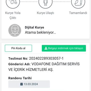 Dijital Kurye Kargoyu Teslim Edemiyor