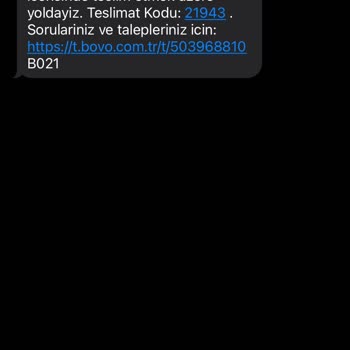 Bovo Kargo İptal Ürün