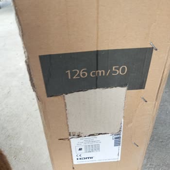 Pazarama Bulpa Aş. LG TV Dev Ürün Kırık Geldi