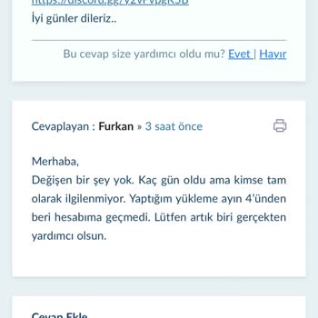 Mobile2 Fcoin Hesaba Geçmiyor