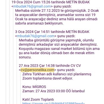 Migros Sanal Market İşi
