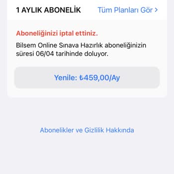 Bilsem Online Otomatik Paket Yenilemesi