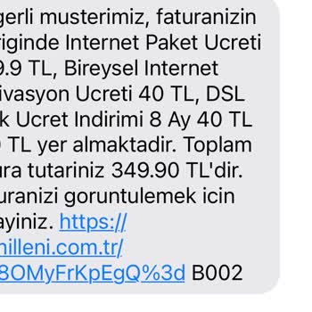 Millenicom Müşteri Hizmetleri Sorunları ve Beklenmedik Fatura Artışı