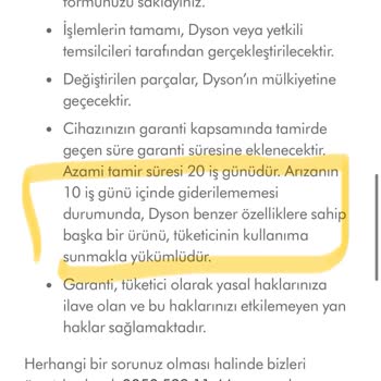 Dyson Pişmanlığı, Garanti Şartlarını İhlal Ediyorlar