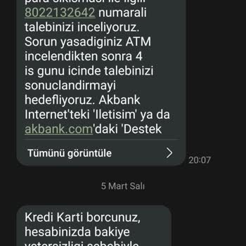 Akbank ATM'de Para Sıkışması