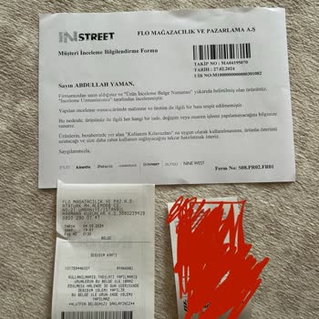 In Street Kötü Kalite Çakma Ayakkabı Ve Müşteri Memnuniyeti Sıfır