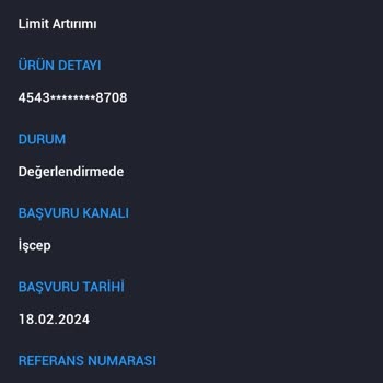 İş Bankası Kredi Kartı Limit Artırımı