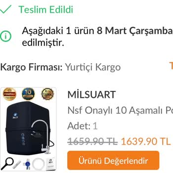 Milsu Arızalanan Su Arıtma Cihazını Tamir Etmiyor