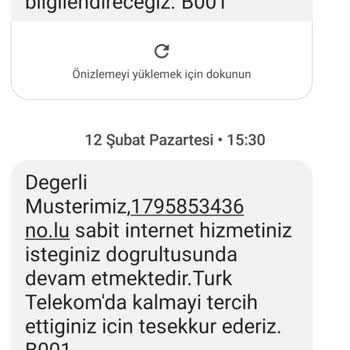 Türk Telekom Almadığım Hizmetin Parasını Talep Ediyor.