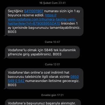 Rezerve Et, Kendini Rezil Et, İşte Size Vodafone