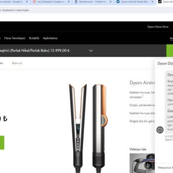 Dyson Sitesinden Stokta Olan Ürünü Satın Alamama