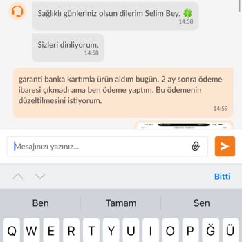 Trendyol 2 Ay Sonra Ödeme Kampanyasını Yapmadığı İçin Mağdur Oldum.