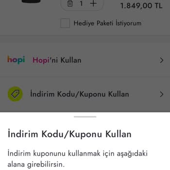 Boyner İndirim Kodumun İptal Olması