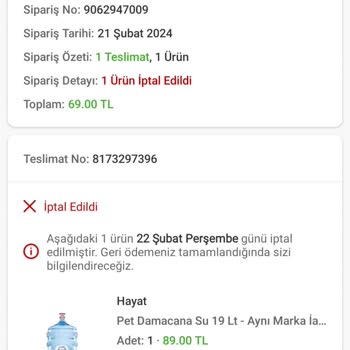 Trendyol İptal Ettiği Ürünün Para İadesini Yapmıyor