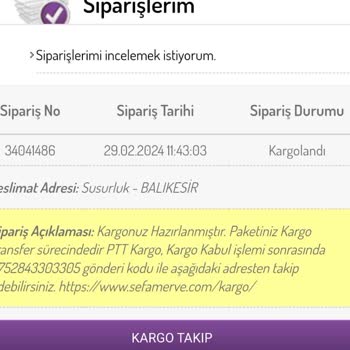 Modapinhan Bir Hafta Olmasına Rağmen Ürünün Gelmemesi
