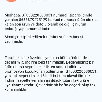 Sporthink Müşteriye Değer Vermiyor!