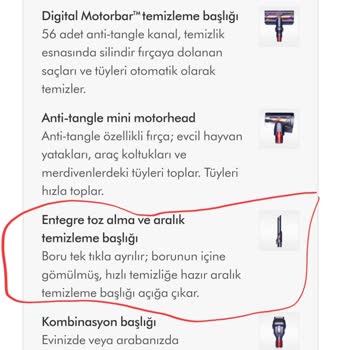 Dyson Eksik Başlık Ve Çizik Parçalar