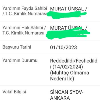 Aile ve Sosyal Hizmetler Bakanlığı Aile Sosyal Yardımlarım Kesildi