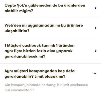 Şok Market Online (Cepte Şok) Siparişte Wın Puanımı Yüklemiyor!