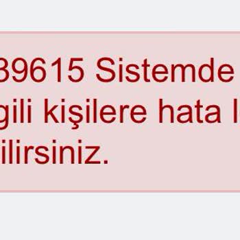 SBM Tramer Destek Yönetim Sistemi Hatası