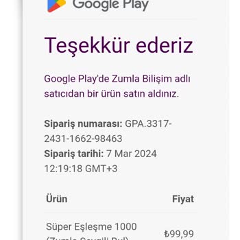 Google Play Siteye Limit Yükleme İle Alakalı Şikayet