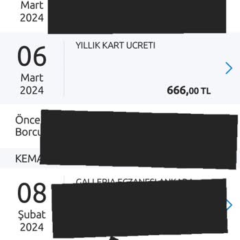 Yapı Kredi Bankası Kartı Fahiş Aidat