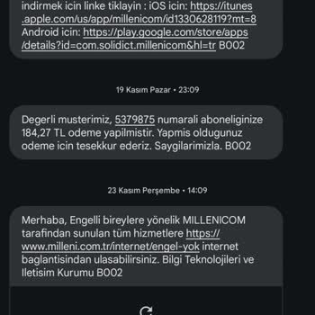 Millenicom Fahiş Fiyat Arttırımı