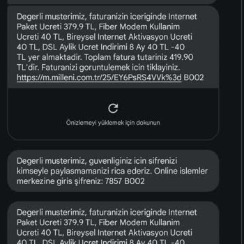 Millenicom Fahiş Fiyat Arttırımı