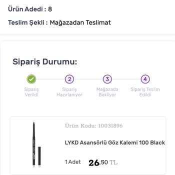 Gratis Mağazadan Teslimat Sorunu