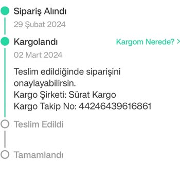 Sürat Kargo Eşittir Gitti Gelmez Kargo!