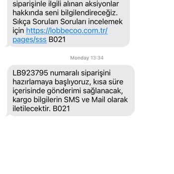 Lobbeco Ayakkabı Siparişim Gelmedi!