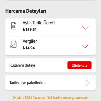 Vodafone İade Ve Düzeltme Bedeli Adı Altında Ekstra Ücret Yansıttı